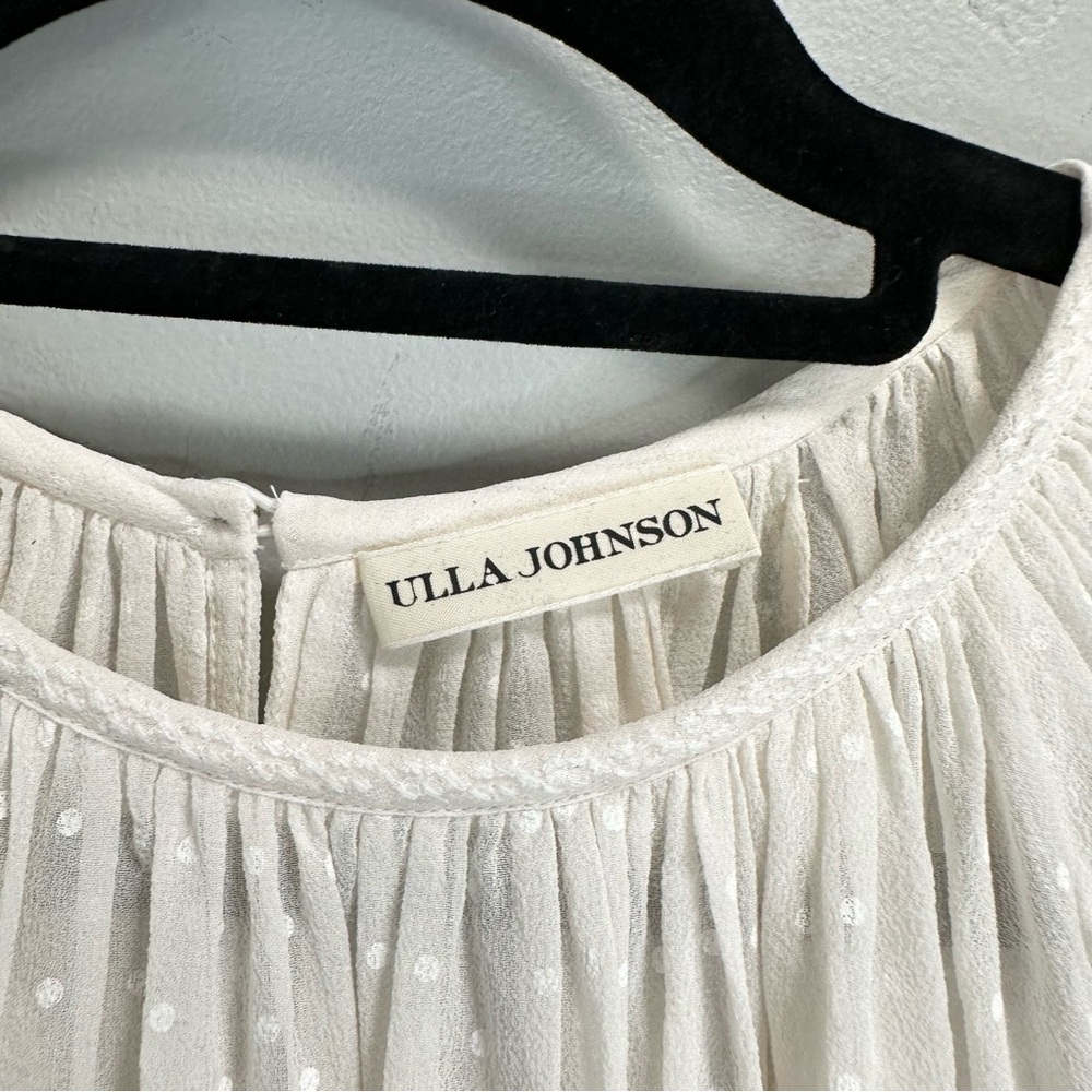 Ulla Johnson Nanon Embroidered Silk Blouse - Picture 9 of 11